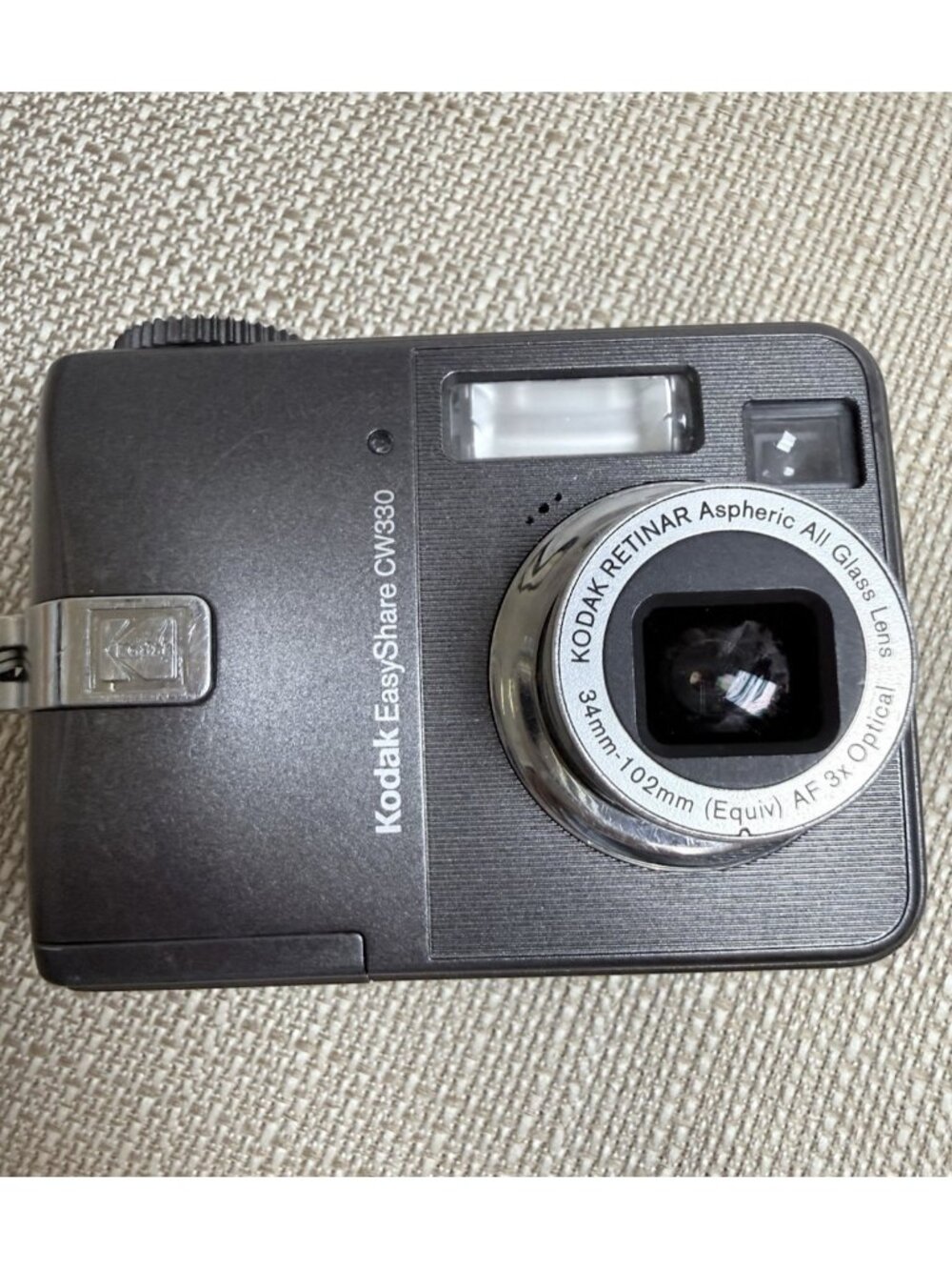 Kodak EasyShare CW330 4.0MP Point & Shoot 3x Optical Zoom Blk Gray Tested Works